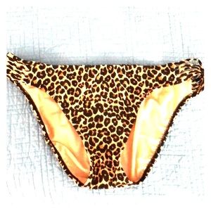 Target brand leopard print bathing suit bottoms